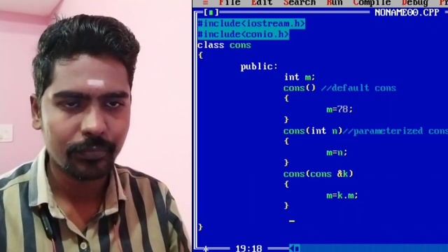 Copy constructor in C++ .. Explanation in tamil.. #c++ #coding #programs #copyconstructor #classes смотреть онлайн