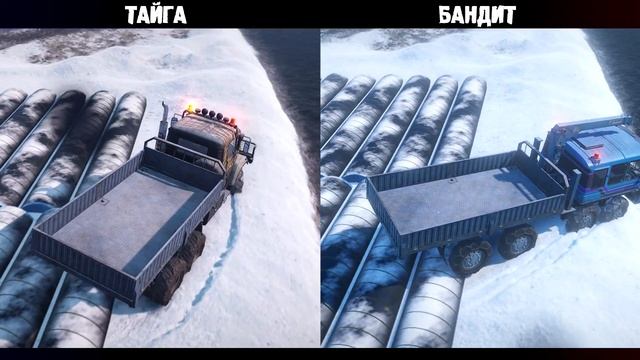 Тайга vs Бандит | Что лучше? ? SnowRunner [Обзор всех машин] смотреть онлайн