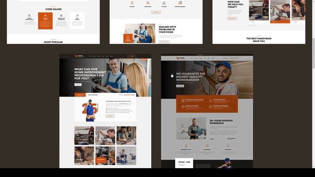 Fixtor - Handyman and Home Repair WordPress Theme painter business смотреть онлайн