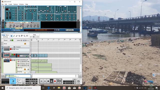 reason 5.0 УРОК№3 KONG, Filter, Distortion, Compression. смотреть онлайн