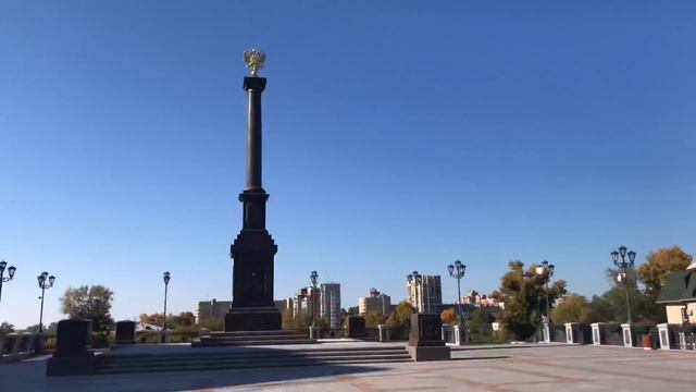 Хабаровск. Путешествие на Дальний восток. Амурский мост. Набережная. смотреть онлайн