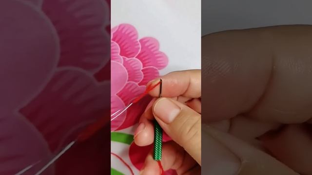 Embroidery crochet threading method смотреть онлайн