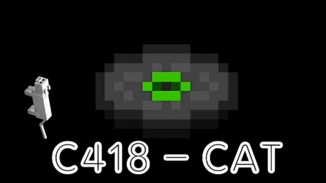 C418 - CAT Minecraft Plate | C418 - КОШКА Пластинка Майнкрафт.