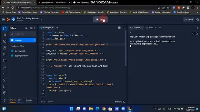 How To Get String Session For Telegram Botz | Rish Bro смотреть онлайн