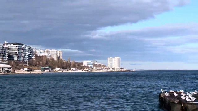 ЯНВАРСКОЕ МОРЕ В ОДЕССЕ 5 января 2024 год #мояодесса #пляжиодессы смотреть онлайн