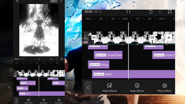 CapCut Manga Glitch Transition Tutorial | CapCut Tutorial смотреть онлайн