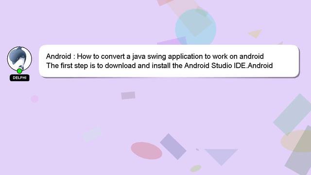 Android : How to convert a java swing application to work on android смотреть онлайн