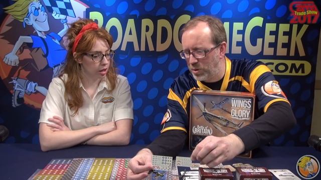 Wings of Glory: WW2 Battle of Britain Starter Set — game preview at GAMA Trade Show 2017 смотреть онлайн