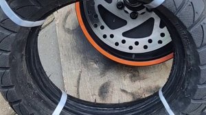 Монтаж покрышки на Kugoo M5 pro за 15 минут