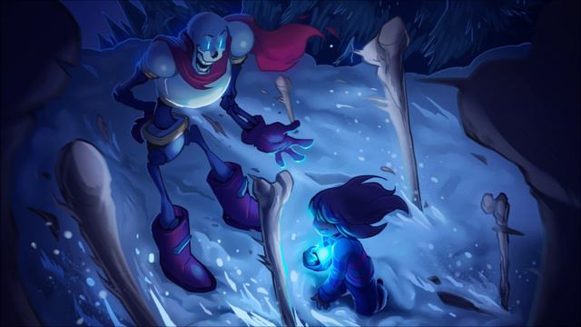 Undertale - Bonetrousle Quadruple Mashup смотреть онлайн