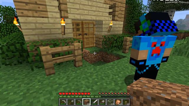 Строим домик из дерева с Коляном. Украшаем Домик (часть 3) смотреть онлайн