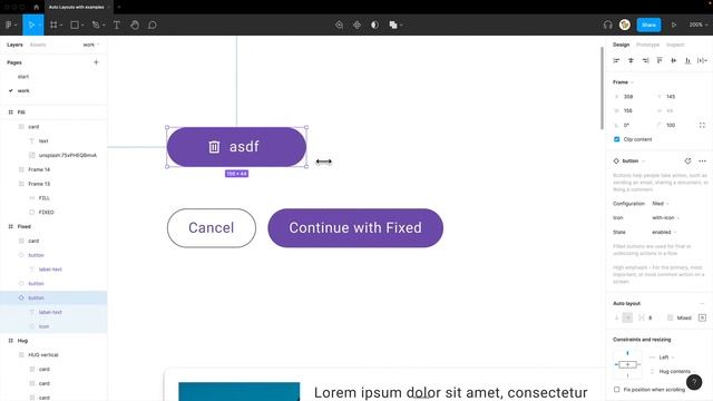 Figma tutorial: Auto layouts with Examples смотреть онлайн