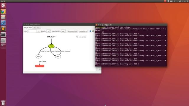 [ROS] Simple State Machine using smach смотреть онлайн