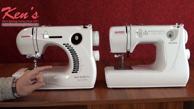 Janome Jem Gold Series Sewing Machine Comparison смотреть онлайн
