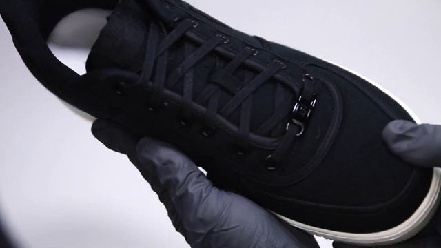 Nike Air Force 1 Low Retro QS CNVS (BLACK) Unboxing | DOMKNO смотреть онлайн