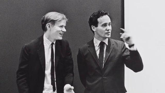Andy Warhol And Robert Indiana At The Opening Of Americans 1963