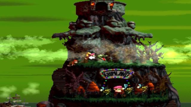 Donkey Kong Country 2- Diddy's Kong Quest - Полное прохождение смотреть онлайн