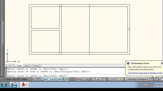 Autocad 2010 making basic floor plan смотреть онлайн