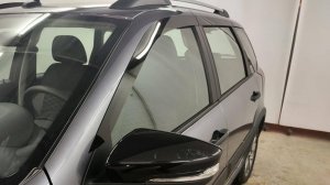 Дефлекторы (ветровики) окон 2D - LADA GRANTA CROSS (I) с 2018г.в. - Стрелка11