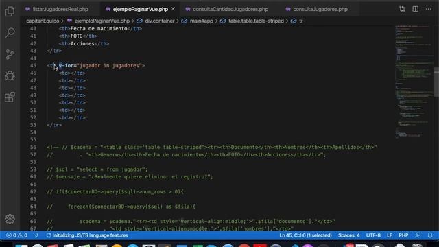 paginación con Vue Js. Parte 2 - Cambio de consulta para tablas en PHP a VUE смотреть онлайн