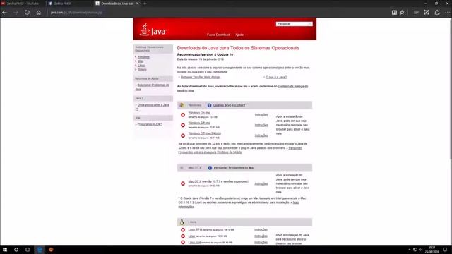 Como baixar e instalar Java 32 e 64 bits смотреть онлайн