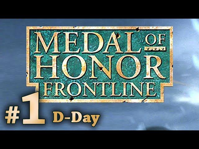 Medal of Honor: Frontline - D-Day (PS2, PS3) no commentary walkthrough part 1 смотреть онлайн