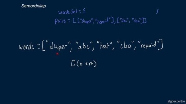 31. Easy Algorithms. Semordnilap