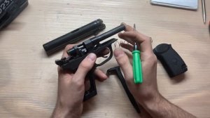 Обзор и частичная разборка пневматического пистолета Baikal MP-658K