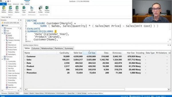 DAX Tools - DAX Studio 15 – Export data