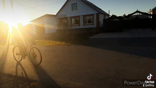 Переднеприводный велосипед с мотором от бензокосы