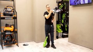 Обзор на триммер Greenworks 40V 35см GD40BC 1301507