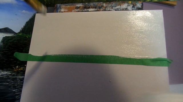 How To Paint an EASY stormy gray sky with acrylic Paint Lesson 1 смотреть онлайн
