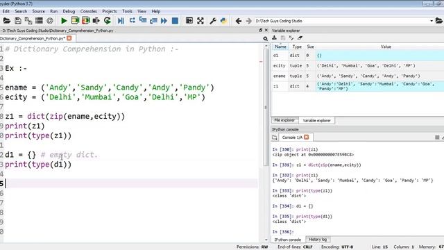 #44 Python Tutorial for Beginners | Dictionary Comprehension in Python смотреть онлайн