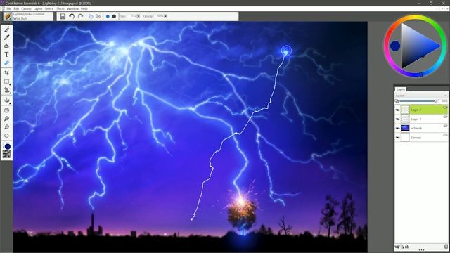 How To Use The Lightning Strikes Painter Essentials Brush Pack Tutorial