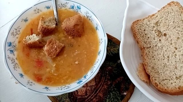 тыквенный суп-пюре.