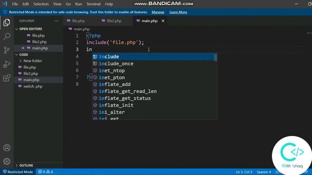 Include And Include Once in PHP tutorial in Urdu/Hindi смотреть онлайн