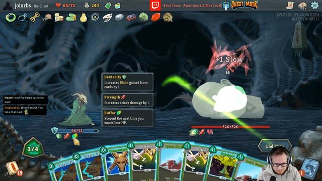 Still Not Technically Dead... | Ascension 20 Silent | Slay the Spire смотреть онлайн