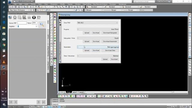 Download Batas Desa pake Geokkp 4.2 via Autocad Map 2012 смотреть онлайн