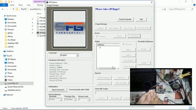 Getting Started with the Fingerprint Sensor - testing R307 смотреть онлайн