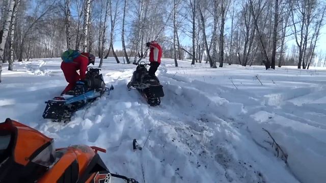 Взорвался снегоход Arctic Cat M800 Polaris 850, RMK 800,ТАЙГА ВАРЯГ 550,Русская механика смотреть онлайн