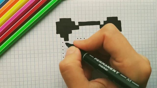 How to Draw a Panda/Как нарисовать панду по клеточкам смотреть онлайн