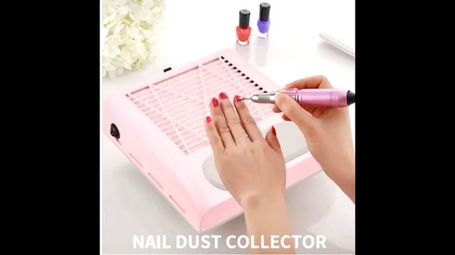 Top Big Power Dust Collector Big Power Vacuum Nail Dust Collector For Manicure Nails Collector смотреть онлайн