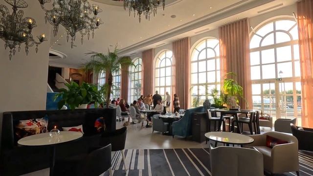 4K Walking Tour In TROUVILLE Normandy, Street Walk Through The Restaurants May 2023