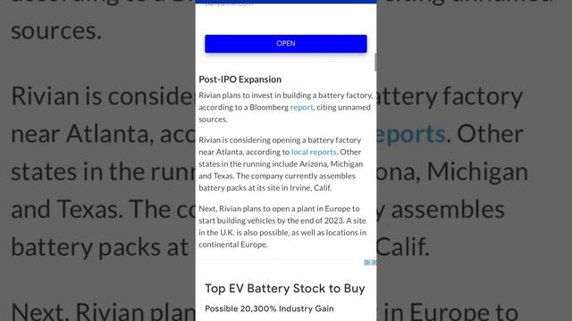 Rivian Automotive STOCK 2021-22 смотреть онлайн