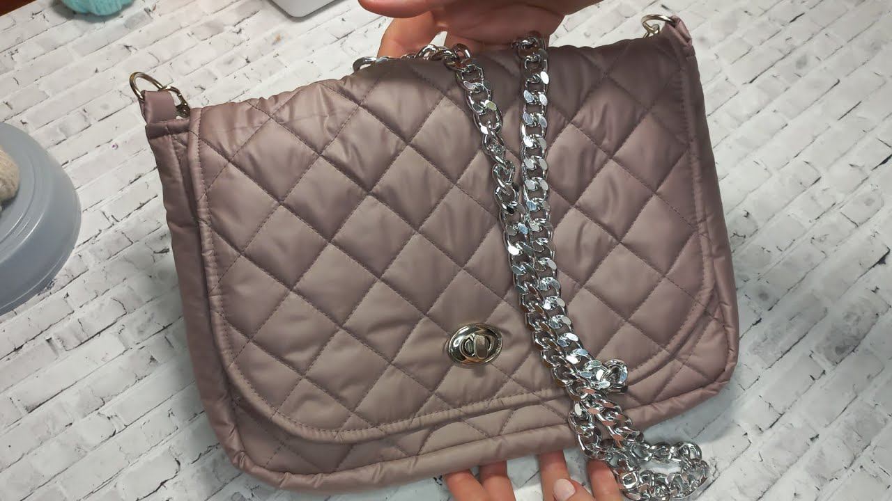 ШЬЮ СТЁГАНУЮ СУМКУ НА ЦЕПОЧКЕ #ручнаяработа #шьюсама