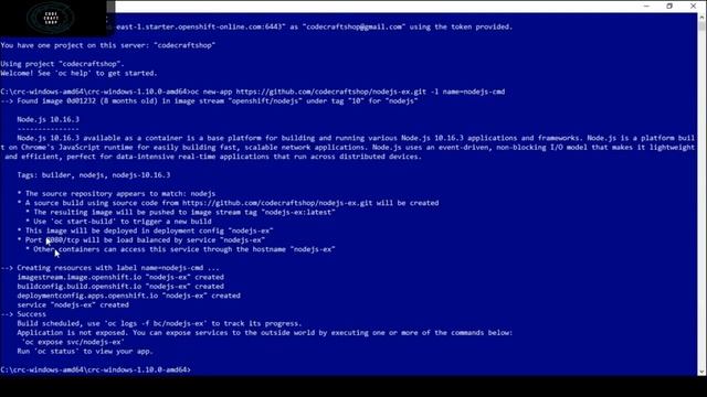 How to deploy web application in openshift command line смотреть онлайн