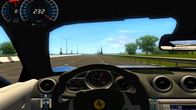 City Car Driving (2.2.7) Ferrari California (V12 800HP)  0/320 Km/h