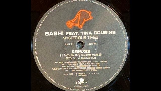 {Vinyl} Sash! feat. Tina Cousins - Mysterious Times (Tin Tin Out Club Mix) смотреть онлайн