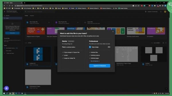 How to Move Figma Drafts Files to a Team Project (2023)