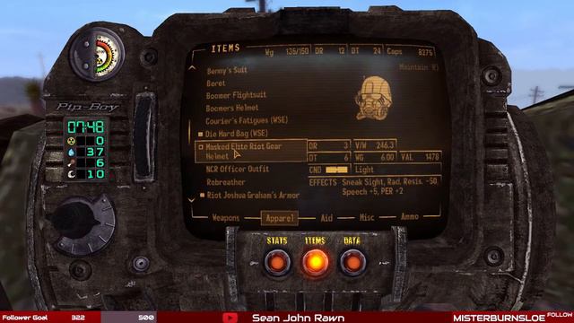 Mod Review - Riot Joshua Graham Armor смотреть онлайн